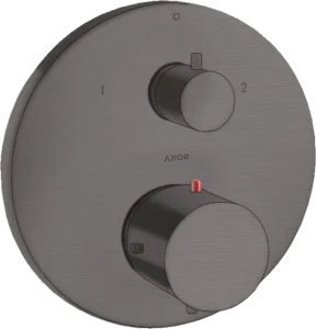 Axor Starck Thermostatic Mixer For Concealed Installation With Shut-off / Diverter Valve Brushed Black Chrome