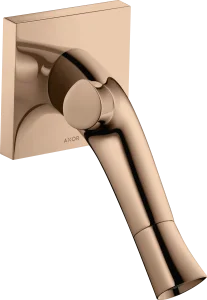Axor Starck Organic 2-handle Basin Mixer For Concealed Installation Wall-mounted With Spout 187 Mm Polished Red Gold