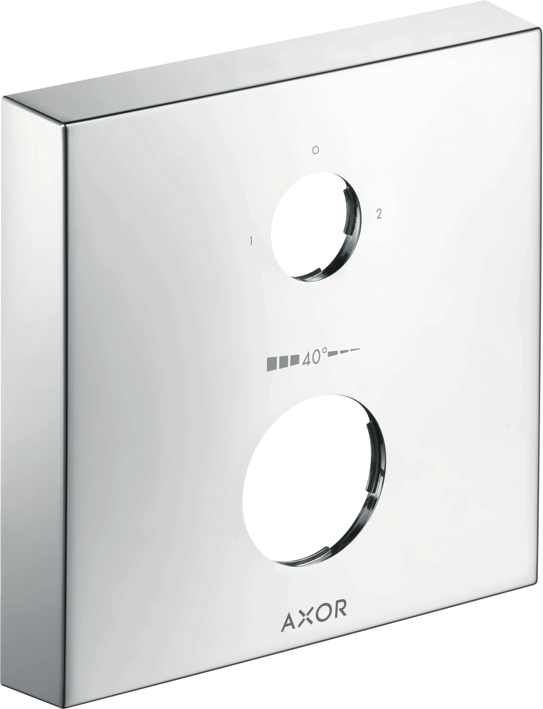 Axor Extension Element Square 2-hole Chrome