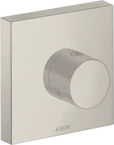 Axor Showersolutions Shut-off / Diverter Valve Trio / Quattro Shut-off / Diverter Valve 120 Mm X 120 Mm Square Stainless Steel