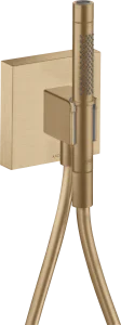 Axor Starck Porter Unit 120/120 With Baton Hand Shower 2jet And Shower Hose Brushed Bronze