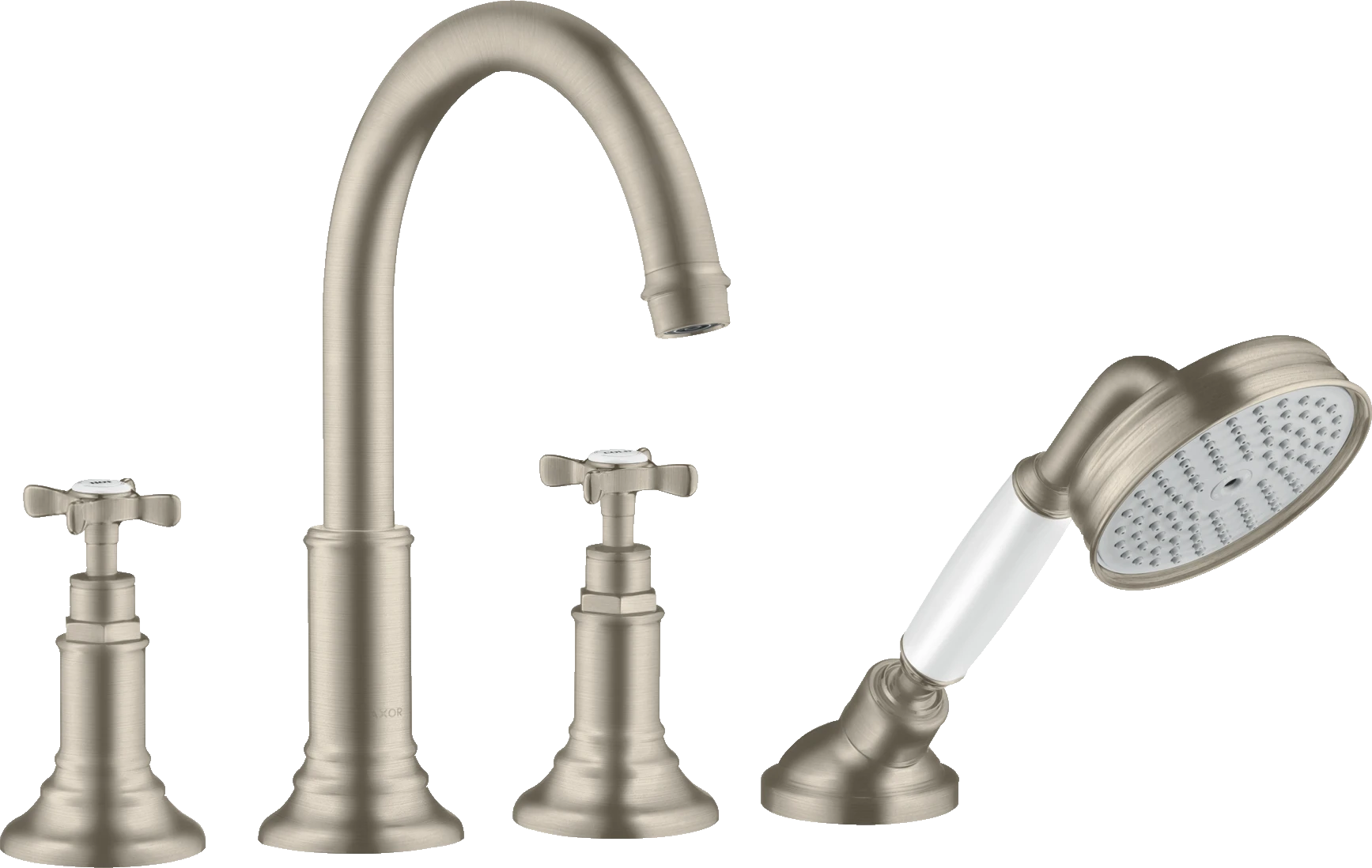 Axor Montreux Bath Mixers Concealed 504 X 263 X 128mm Nickel - Brushed