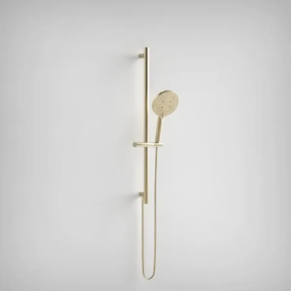 Ava Integrated Round Slide Rail Kit - Brushed Brass