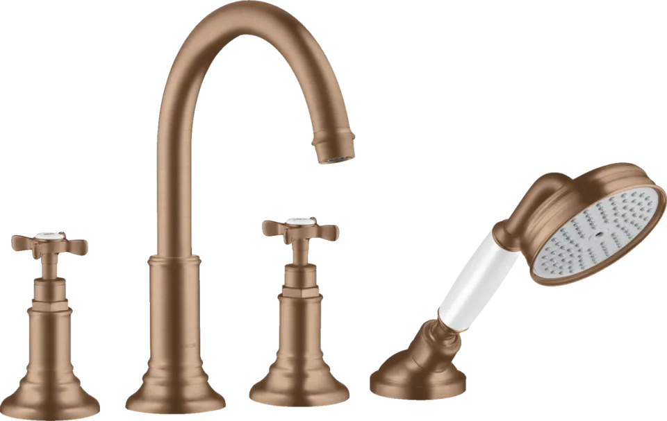 Axor Montreux 4-hole Rim-mounted Bath Mixer With Cross Handles product image - Image 1