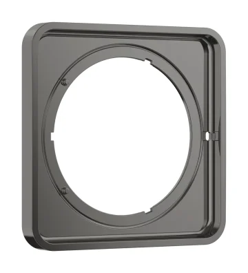 Axor Showerselect Id Extensions 254 X 229 X 64mm Gunmetal/chrome - Polished product image - Image 1