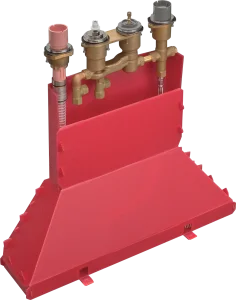 Axor Basic Set For 4-hole Rim-mounted Thermostatic Bath Mixer