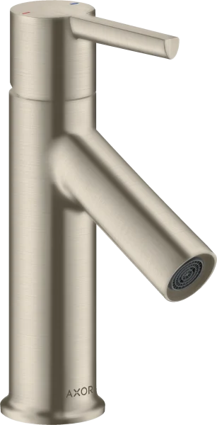 Axor Starck Single Lever Basin Mixer 80 With Pop-up Waste Brushed Nickel