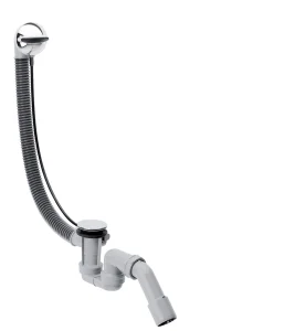 Hansgrohe Flexaplus Complete Set Waste And Overflow Set For Standard Bathtubs Chrome