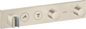 Axor Showersolutions Thermostatic Module Select 460/90 For Concealed Installation For 2 Outlets Brushed Nickel