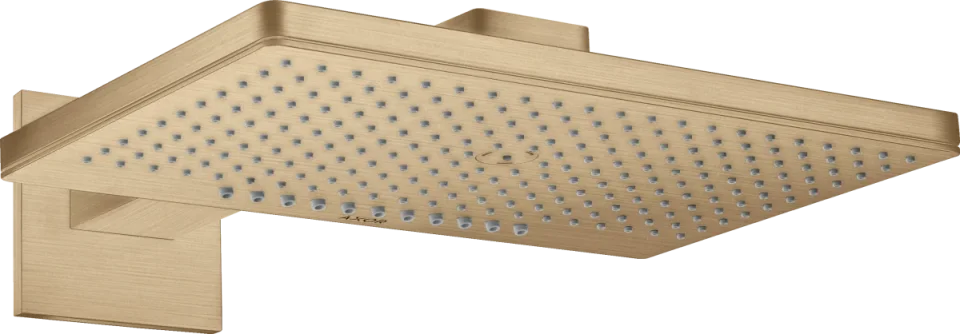 Axor Showersolutions Overhead Shower 460/300 2jet With Shower Arm And Square Escutcheon Brushed Bronze product image - Image 1