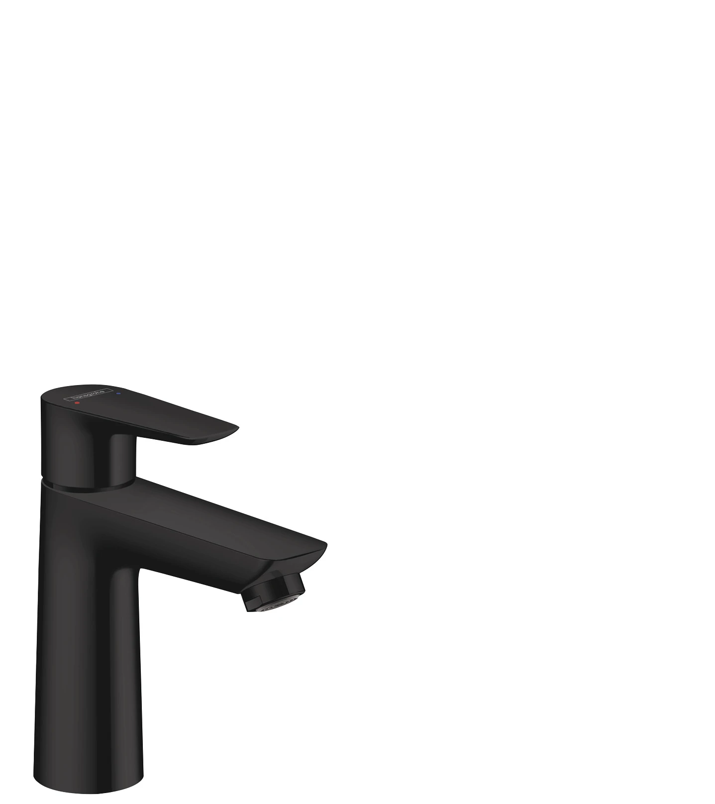 Hansgrohe Talis E Single Lever Basin Mixer 110 With Pop-up Waste Matt Black