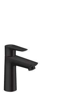 Hansgrohe Talis E Single Lever Basin Mixer 110 With Pop-up Waste Matt Black