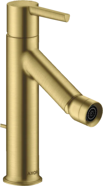 Axor Starck Single Lever Bidet Mixer With Lever Handle And Pop-up Waste Brushed Brass