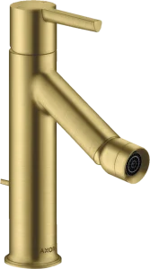 Axor Starck Single Lever Bidet Mixer With Lever Handle And Pop-up Waste Brushed Brass