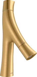 Axor Starck Organic 2-handle Basin Mixer 80 Without Waste Brushed Brass