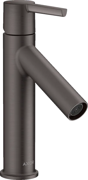 Axor Starck Single Lever Basin Mixer 100 Without Waste Brushed Black Chrome