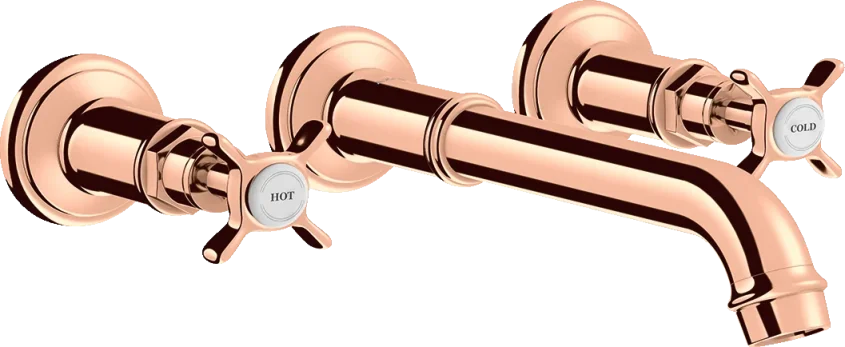 Axor Montreux 3-hole Basin Mixer For Concealed Installation Wall-mounted And Cross Handles product image - Image 1