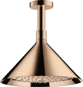 Axor Showers/front Overhead Shower 240 2jet With Ceiling Connector Polished Red Gold