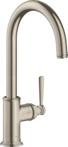Axor Montreux Single Lever Kitchen Mixer 260 With Swivel Spout Brushed Nickel