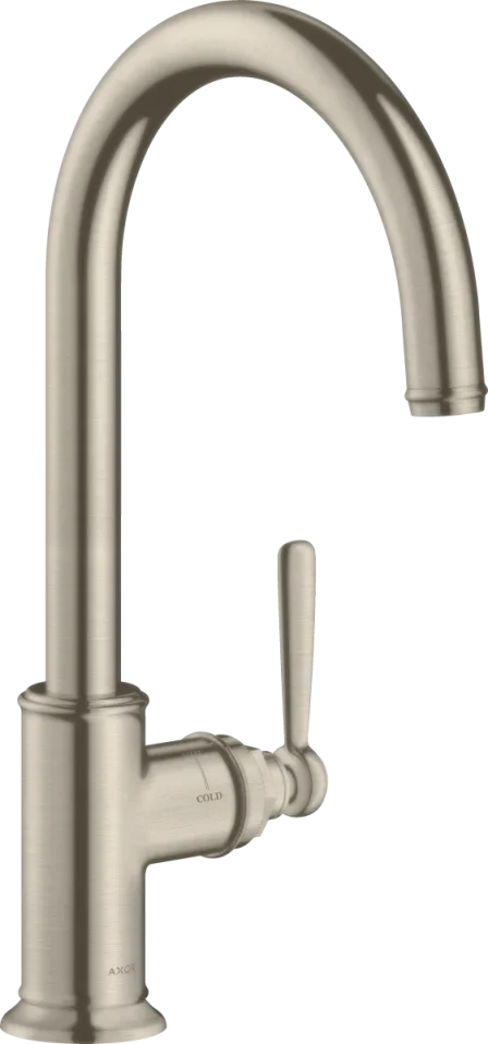 Axor Montreux Single Lever Kitchen Mixer 260 With Swivel Spout Brushed Nickel product image - Image 1