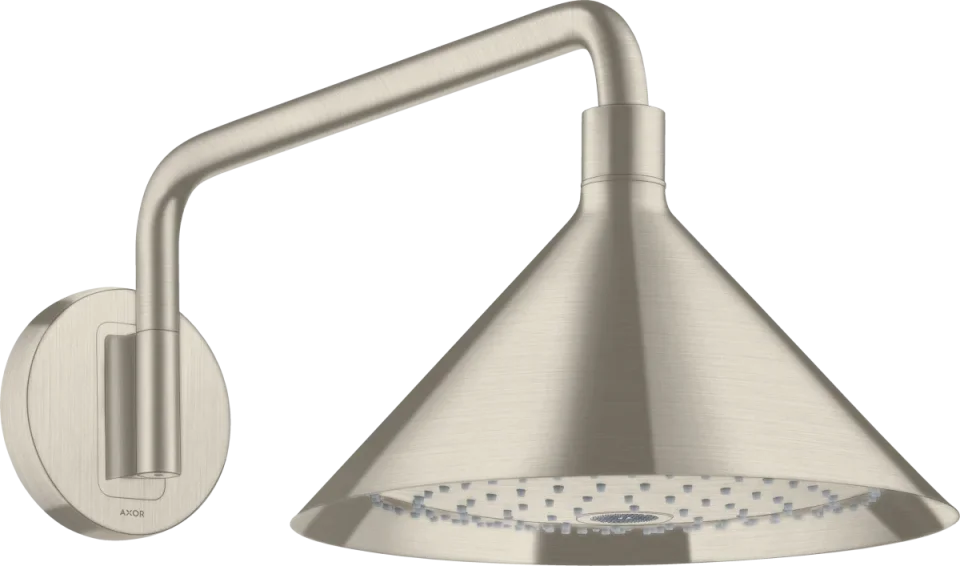 Axor Showers/front Overhead Shower 240 2jet With Shower Arm Brushed Nickel product image - Image 1