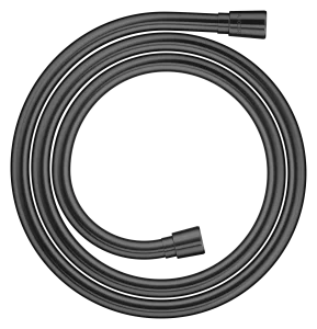 Axor Showersolutions Metal Effect Shower Hose 1.60 M With Conical Nuts Polished Black Chrome