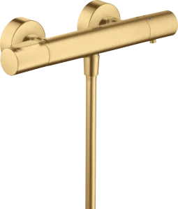 Axor Citterio M Thermostatic Shower Mixer For Exposed Installation Gold Brushed