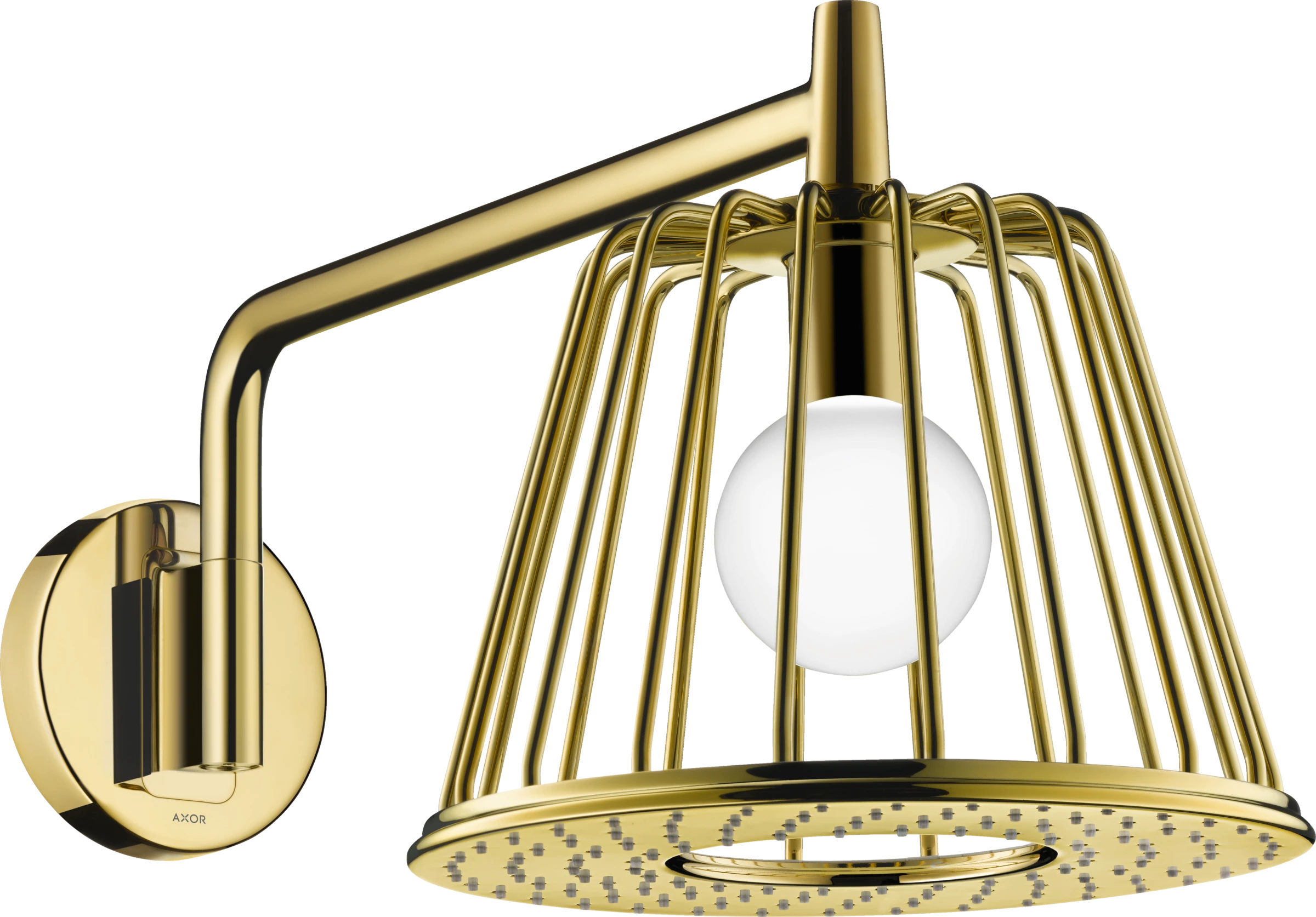Axor Lampshower/nendo Lampshower 275 1jet With Shower Arm Gold Polished