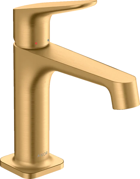 Axor Citterio M Single Lever Basin Mixer 100 With Waste Brushed Brass