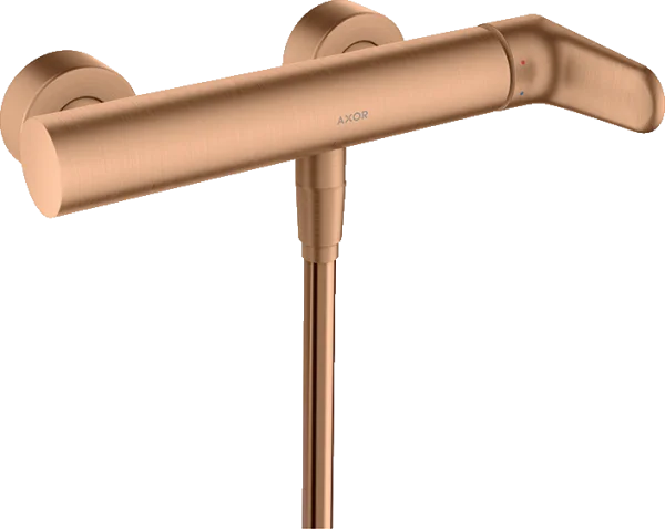 Axor Citterio M Single Lever Manual Shower Mixer For Exposed Installation Brushed Bronze