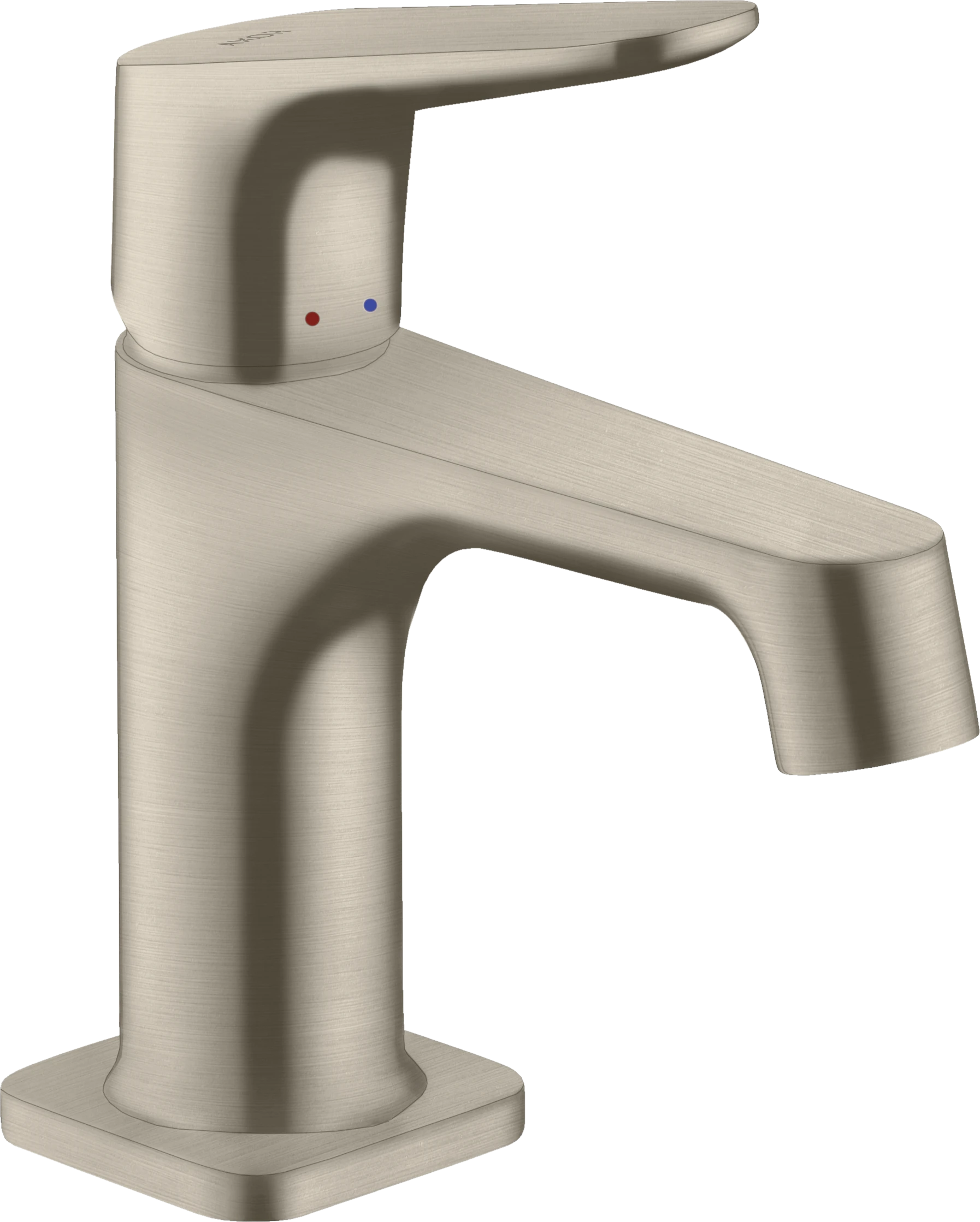 Axor Citterio M Single Lever Basin Mixer 70 For Cloakroom Basins With Pop-up Waste Brushed Nickel