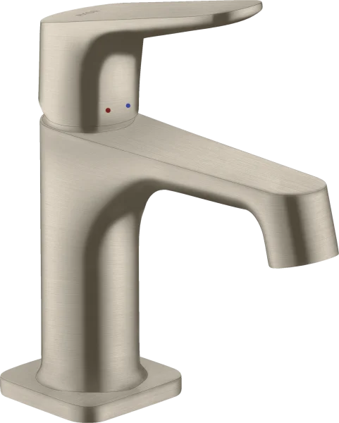 Axor Citterio M Single Lever Basin Mixer 70 For Cloakroom Basins With Pop-up Waste Brushed Nickel