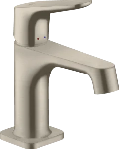 Axor Citterio M Single Lever Basin Mixer 70 For Cloakroom Basins With Pop-up Waste Brushed Nickel