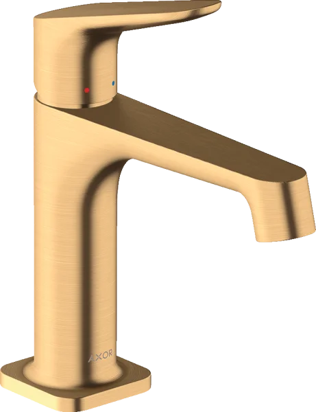 Axor Citterio M Single Lever Basin Mixer 100 With Pop-up Waste Brushed Brass