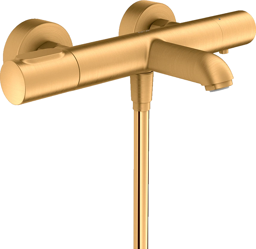 Axor Citterio M Thermostatic Bath Mixer For Exposed Installation Gold Brushed
