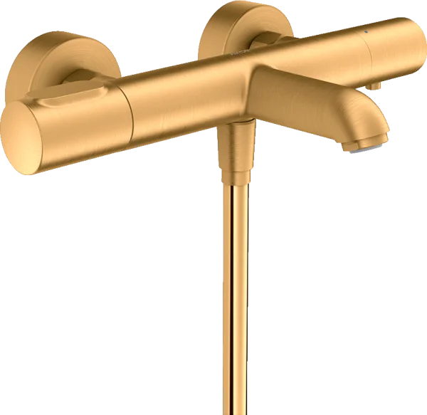 Axor Citterio M Thermostatic Bath Mixer For Exposed Installation Gold Brushed