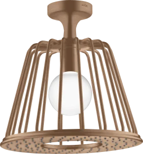 Axor Lampshower/nendo Lampshower 275 1jet With Ceiling Connector Brushed Red Gold