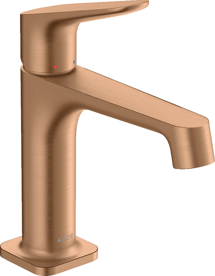Axor Citterio M Single Lever Basin Mixer 100 With Waste Brushed Bronze