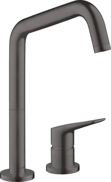 Axor Citterio M 2-hole Single Lever Kitchen Mixer 240 With Swivel Spout Brushed Black Chrome