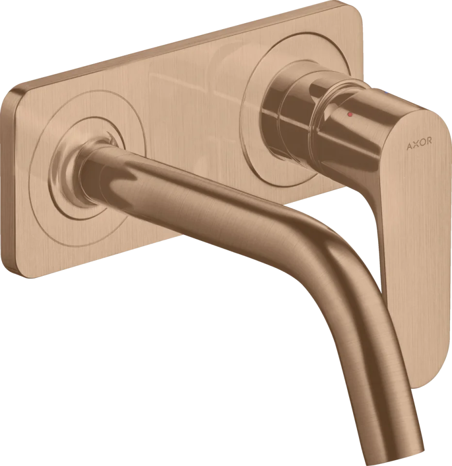 Axor Citterio M Single Lever Basin Mixer For Concealed Installation Wall-mounted With Spout 167 Mm And Plate product image - Image 1