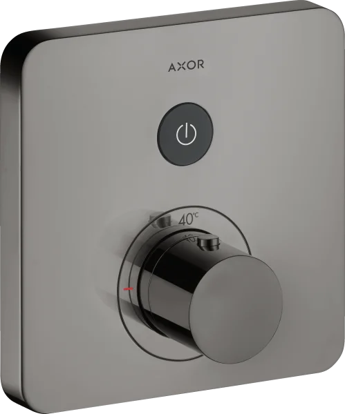Axor Showerselect Thermostatic Mixer Softsquare For Concealed Installation For 1 Outlet Polished Black Chrome