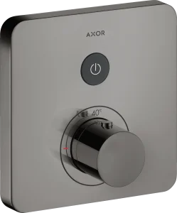 Axor Showerselect Thermostatic Mixer Softsquare For Concealed Installation For 1 Outlet Polished Black Chrome