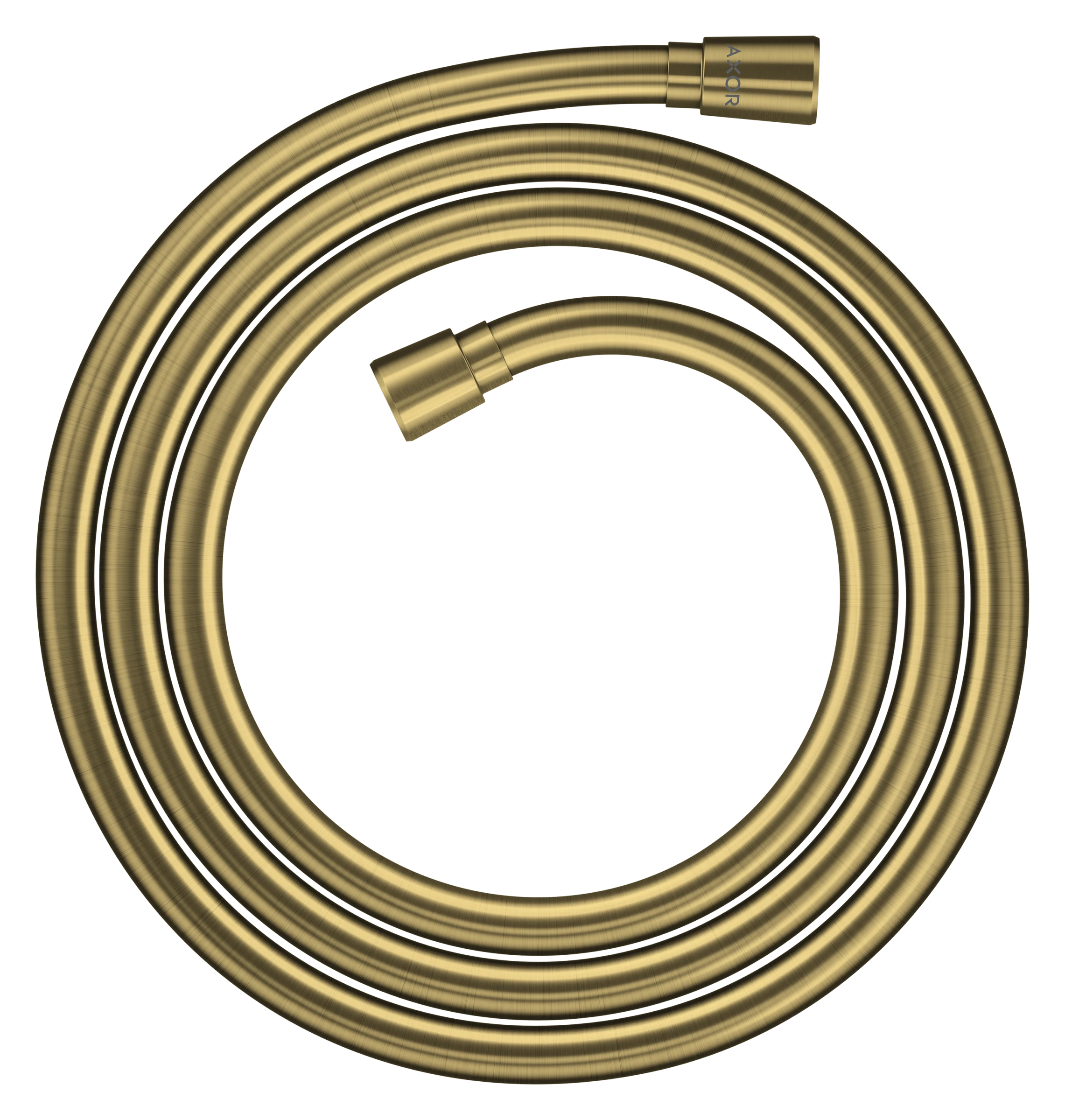 Axor Showersolutions Metal Effect Shower Hose 2.00 M With Conical Nuts Gold Brushed