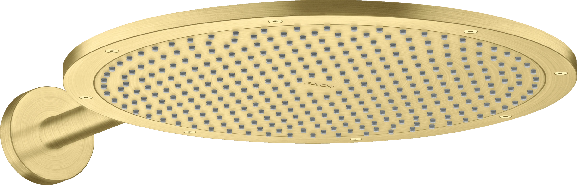 Axor Showersolutions Overhead Shower 350 1jet With Shower Arm Brushed Brass