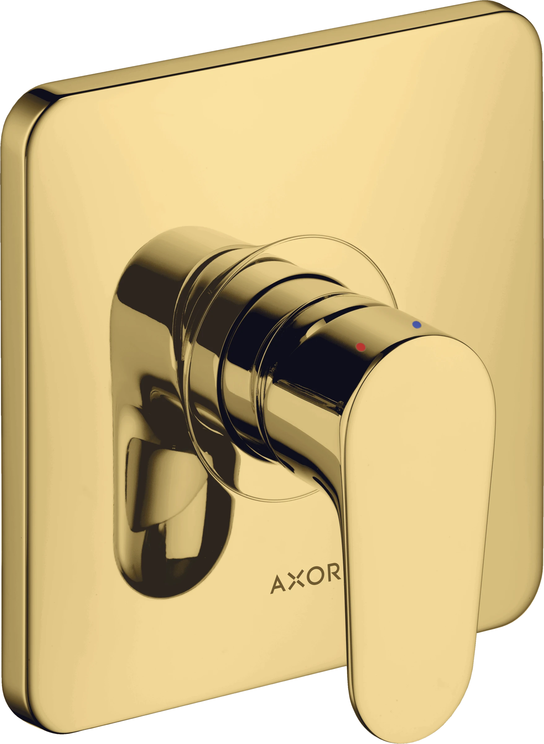 Axor Citterio M Single Lever Manual Shower Mixer For Concealed Installation Gold Polished