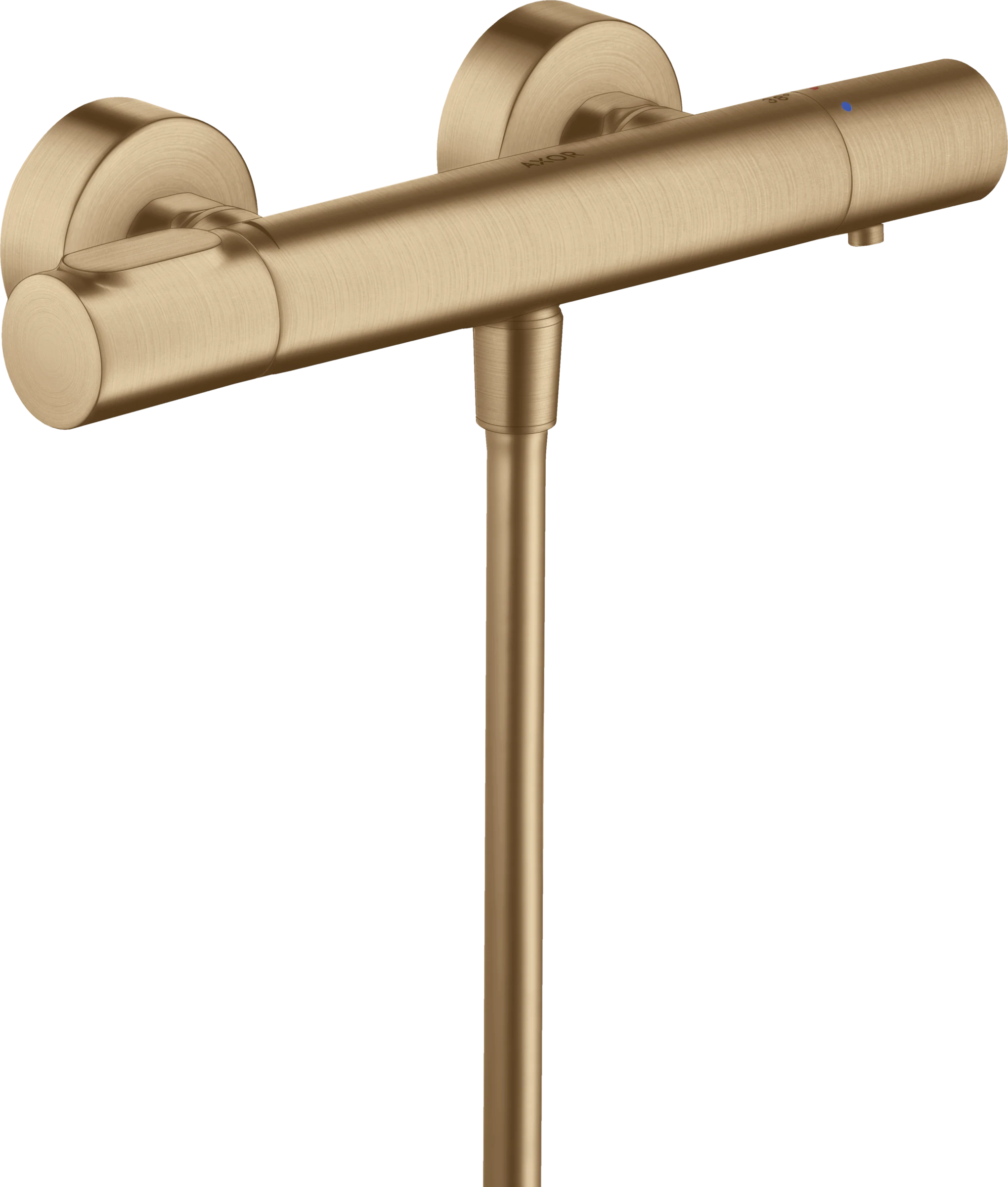 Axor Citterio M Thermostatic Shower Mixer For Exposed Installation Brushed Bronze