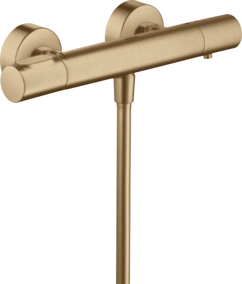 Axor Citterio M Thermostatic Shower Mixer For Exposed Installation Brushed Bronze product image - Image 1