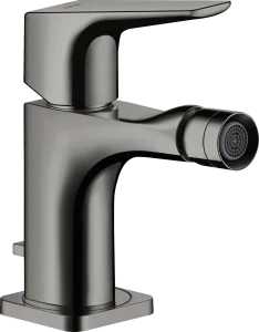Axor Citterio E Single Lever Bidet Mixer With Lever Handle And Pop-up Waste Polished Black Chrome