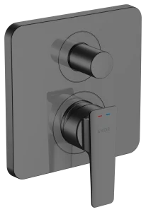 Axor Citterio E Single Lever Manual Bath Mixer For Concealed Installation With Integrated Backflow Prevention Polished Black Chrome