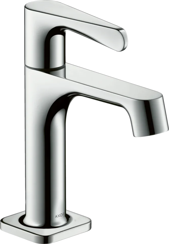 Axor Citterio M Pillar Tap Without Waste Stainless Steel Optic product image - Image 1